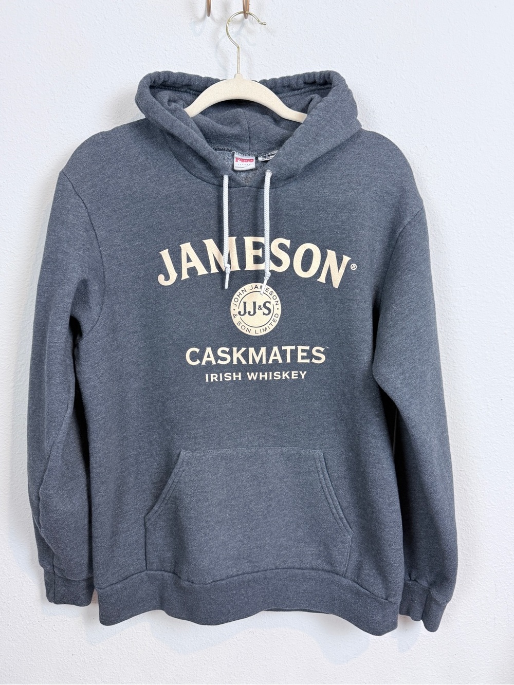 American Apparel Gray Jameson Caskmates Hoodie Women’s L